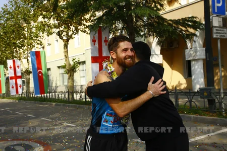Tbilisi-Rustavi marathon dedicated to Independence Day of Azerbaijan ends