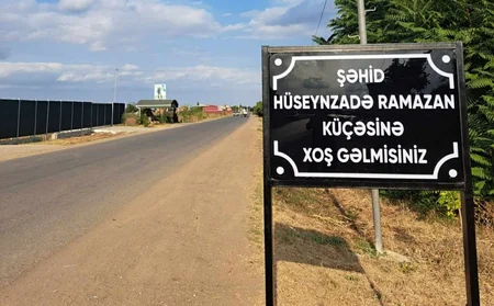 Antiterror tədbirləri zamanı şəhid olan Ramazan Hüseynzadənin adı Cəlilabadda küçəyə verilib 