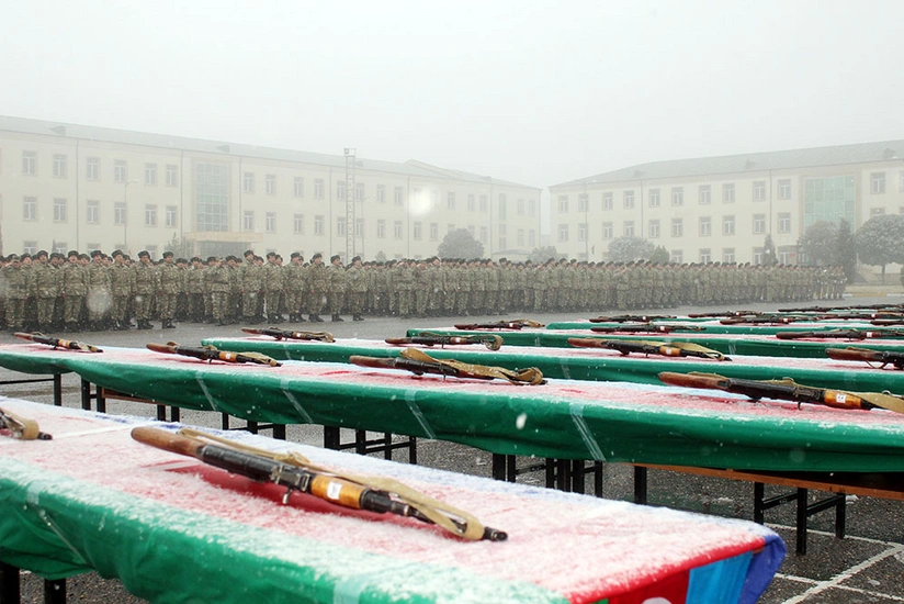 Military oath-taking ceremonies held in Azerbaijani Army