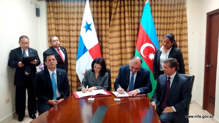 Azərbaycanla Panama arasında anlaşma memorandumu imzalanıb