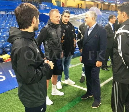 Qarabağ Çelsi ilə oyunöncəsi “Stamford Bric” stadionunda son məşqinə çıxıb