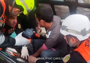 FHN: Əli mühərrikə sıxılıb qalan şəxs xilas edilib