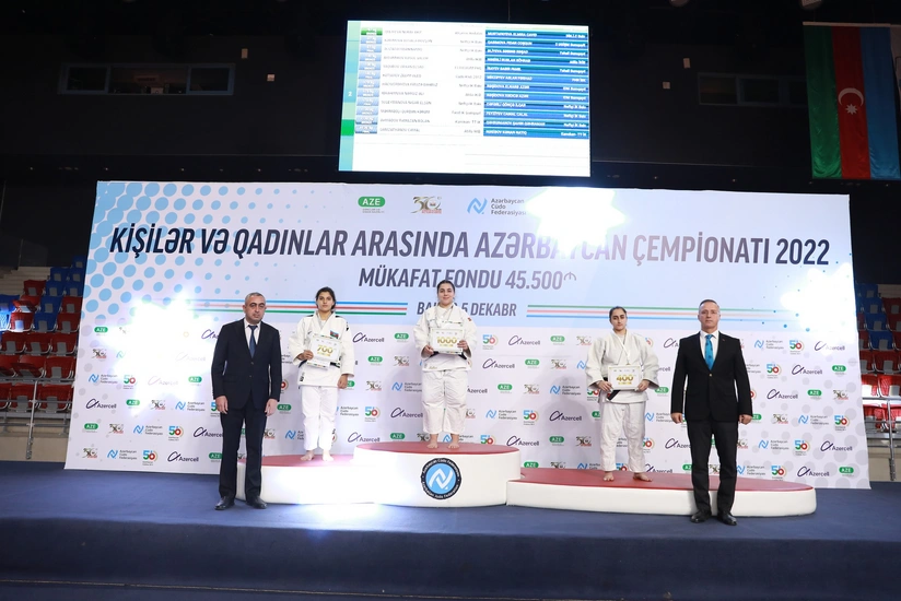 Cüdo üzrə Azərbaycan çempionatında fərdi mübarizəyə yekun vurulub