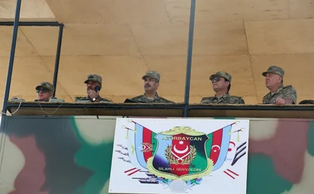 Komanda Qərargah Hərbi Oyunlarının döyüş atışlı əsas mərhələsi keçirilib - FOTO