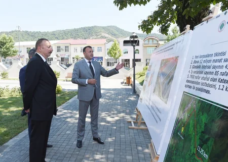President Ilham Aliyev inaugurates ABAD Center in Balakan