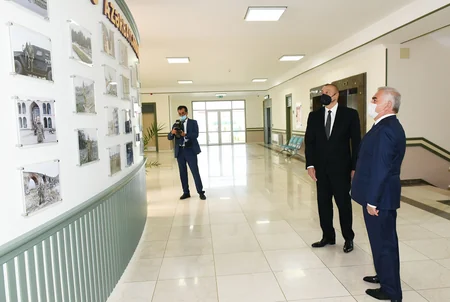 President Ilham Aliyev attends opening of Nakhchivan Garrison Central Hospital