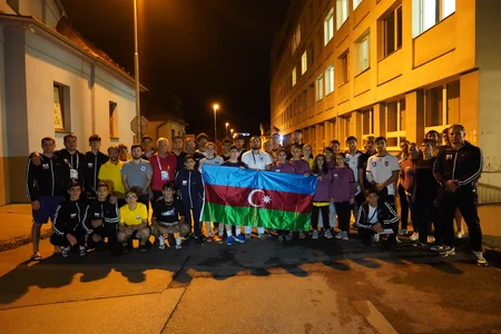 MOK rəsmisi EYOF-da fərqlənmiş Azərbaycan idmançılarını mükafatlandırıb