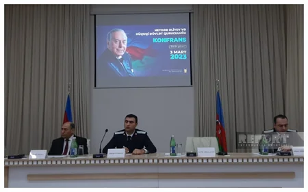Bərdədə “Heydər Əliyev və hüquqi dövlət quruculuğu” adlı konfrans keçirilib - YENİLƏNİB