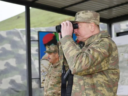 Prezident İlham Əliyev N saylı hərbi hissədə olub - FOTO - VİDEO - YENİLƏNİB-3
