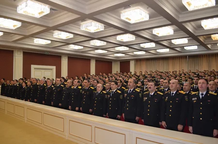 Polis Akademiyasında Heydər Əliyevin 100 illik yubileyi ilə əlaqədar tədbir keçirilib