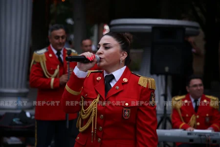 Bakıda hərbi orkestrlərin çıxışları maraqla qarşılanıb