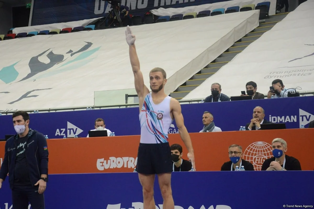 Azərbaycan gimnastı Bakıdakı dünya çempionatında gümüş medal qazanıb