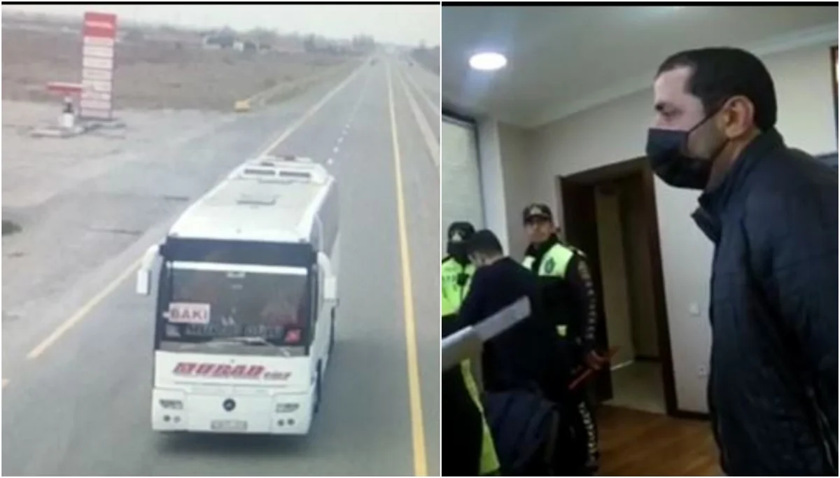 Narkotikin təsiri altında və sərxoş vəziyyətdə avtobus idarə edən şəxs həbs olunub