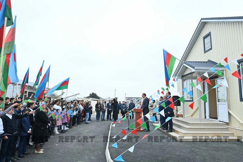 New school building, destroyed due to Armenian aggression, opened in Azerbaijan’s Tartar