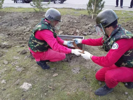 Mingəçevirdə 3 əl qumbarası, 2 partladıcı və 53 patron aşkarlanıb