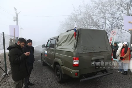 65 cars of Russian peacekeepers move freely on Khankandi-Lachin road
