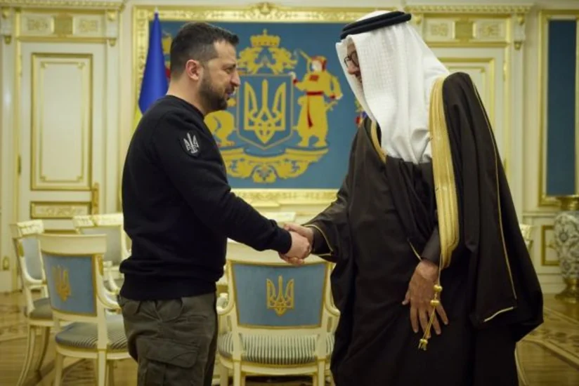 Зеленский встретился с главой МИД Бахрейна