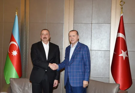 President Ilham Aliyev meet with Turkish President Recep Tayyip Erdogan