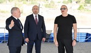 Prezident İlham Əliyev Kəlbəcər şəhər parkının təməlini qoyub - YENİLƏNİB