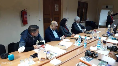 BQXK Bərdədə media nümayəndələri üçün seminar təşkil edib - FOTO