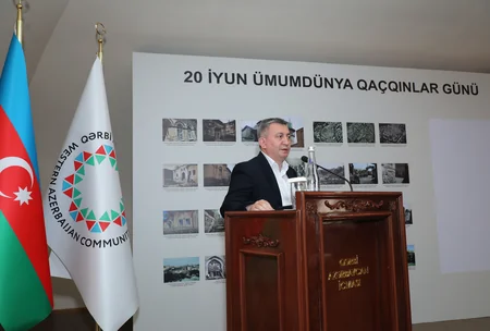 Ümumdünya Qaçqınlar Gününə həsr olunmuş beynəlxalq tədbir keçirilib
