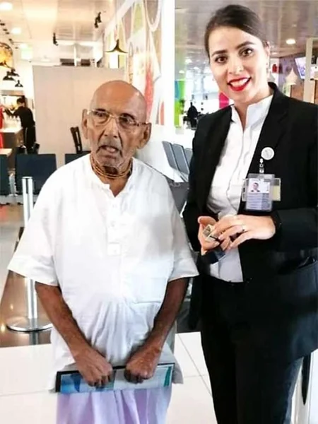 KİV: Əbu-Dabi hava limanında dünyanın ən yaşlı adamı aşkarlanıb - FOTO
