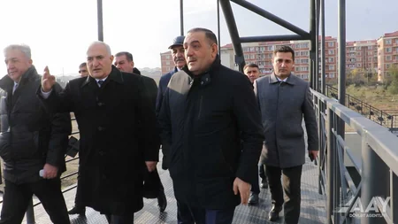 Bakı-Şamaxı-Yevlax avtomobil yolunda daha bir piyada keçidi istifadəyə verilib