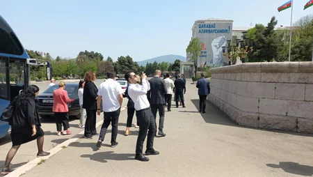 Foreign Affairs Committee Chairs of Parliaments of Turkic States visit Khankandi