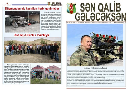 Cəbhə bölgəsində təbliğat-təşviqat işləri əməliyyat şəraitinə uyğun həyata keçirilir