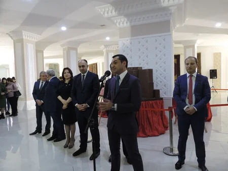 Heydər Əliyev Mərkəzinin təşkilatçılığı ilə Gəncədə Nikolya Şokolad Muzeyinin sərgisi açılıb