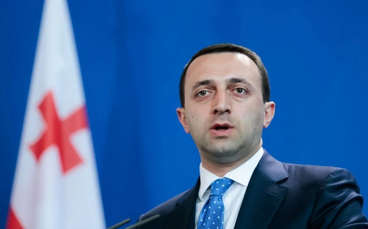 Gürcüstan müxalifəti Baş naziri parlamentin qarşısında etiraz aksiyası ilə qarşılayıb