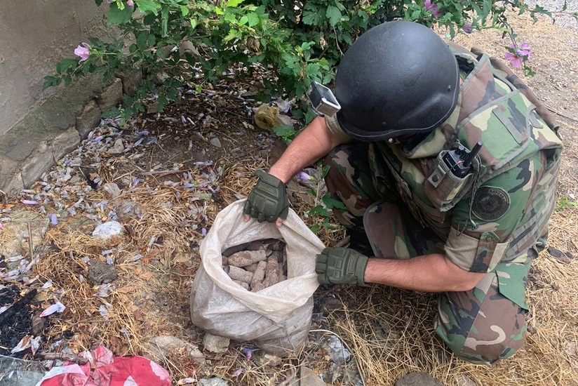 В Сумгайыте обнаружены боеприпасы