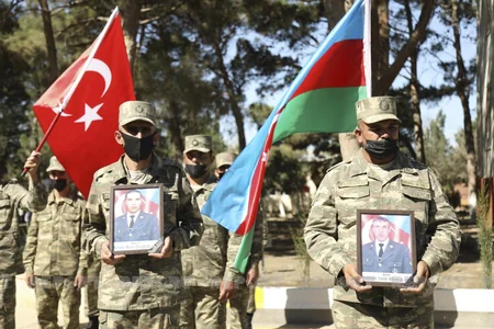 Abşeronda şəhid tankçıların xatirəsi əbədiləşdirilib