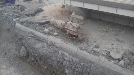 Horadiz-Bakı avtomobil yolunun tikinti işləri gedən hissəsində Qrad raketinin qalıqları tapılıb