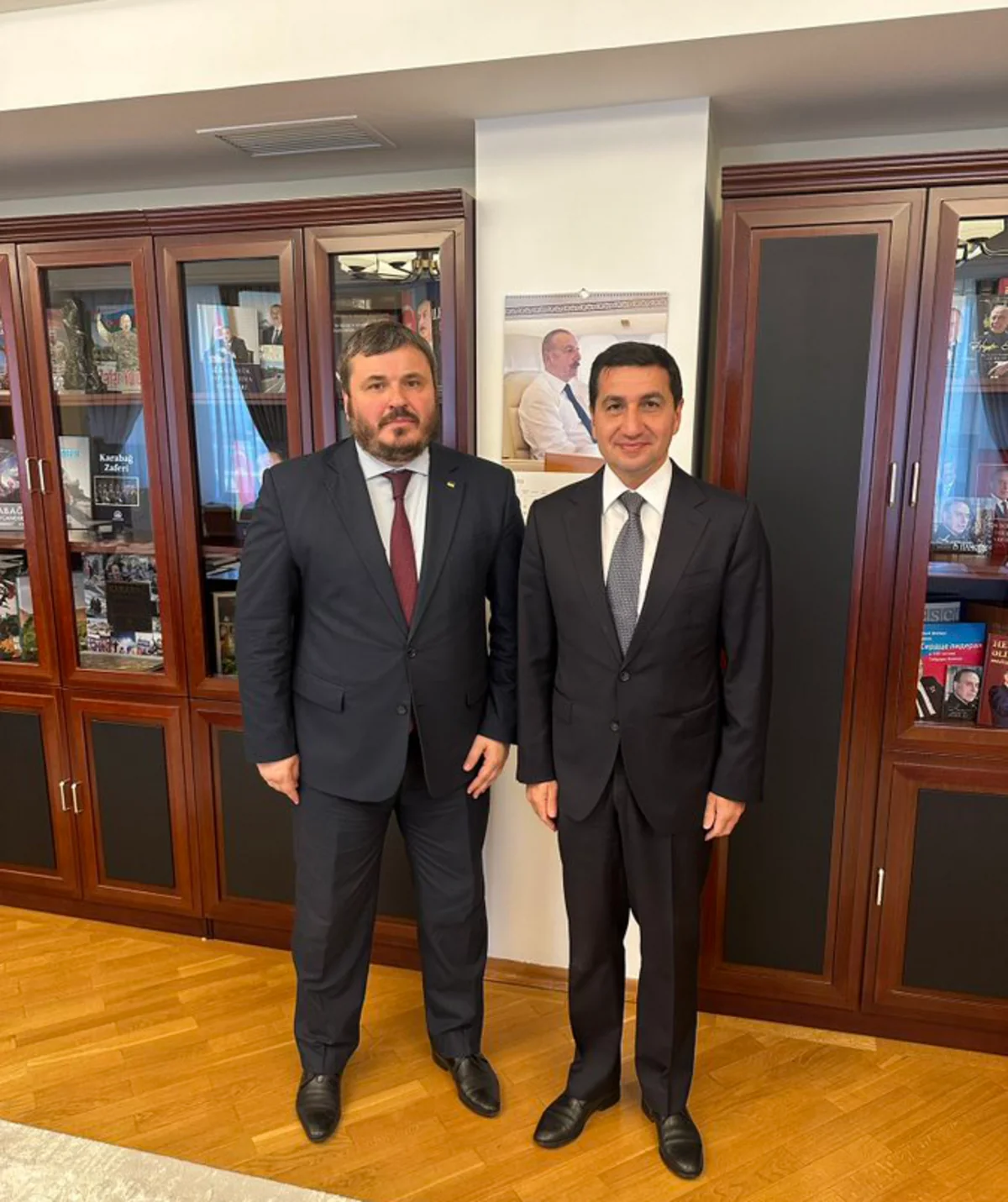 Hikmat Hajiyev discusses strategic partnership with Ukrainian ambassador