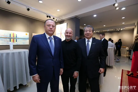 Bakıda keçiriləcək cüdo üzrə dünya çempionatı ilə əlaqədar incəsənət və idman sərgisi təşkil olunub - VİDEO