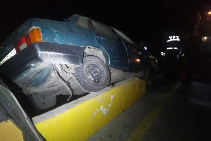 Qaxda qəza oldu, xəsarət alan var