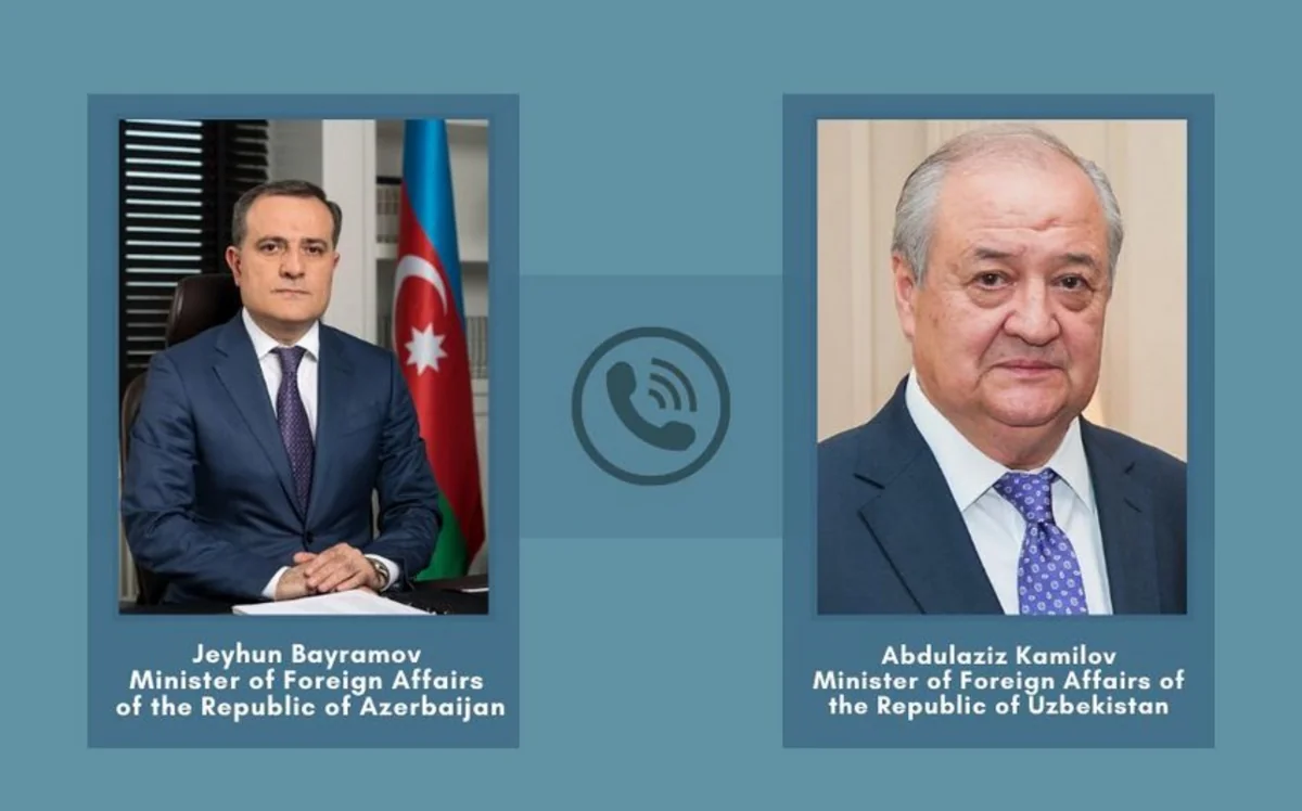 Azərbaycan və Özbəkistan XİN başçıları arasında telefon danışığı olub