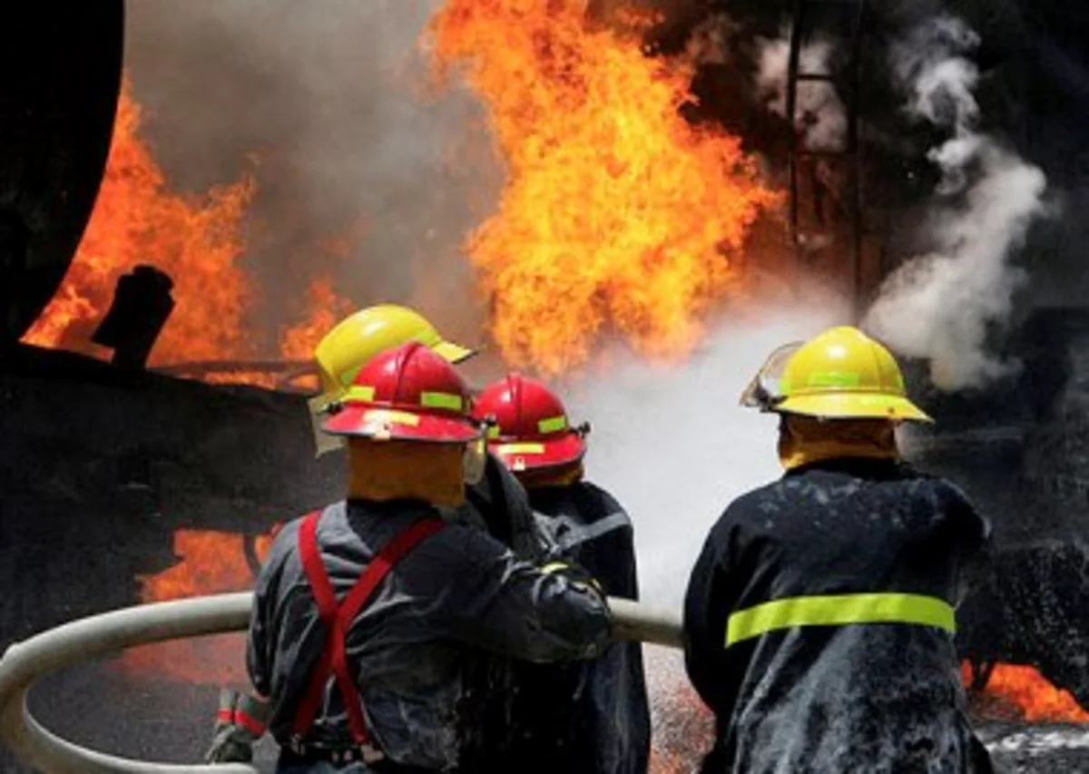 Saray qəsəbəsində yanğın baş verib