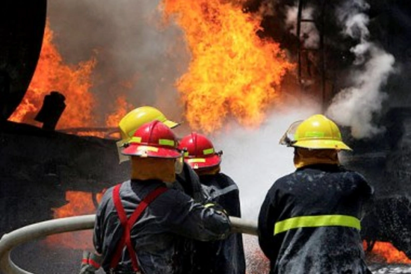 Saray qəsəbəsində yanğın baş verib