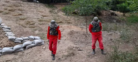 Tovuzun Ağdam kəndində top mərmisinin hissəsi tapıldı