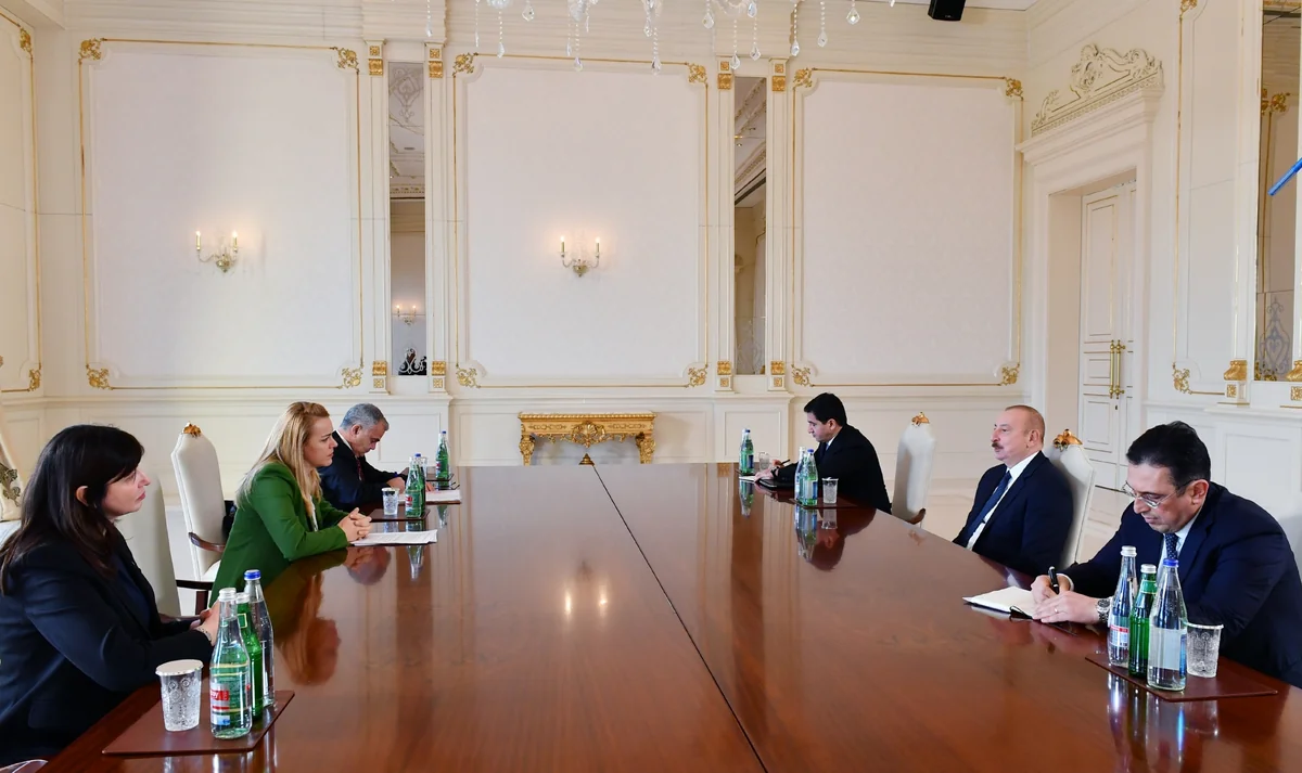Президент Ильхам Алиев принял исполнительного секретаря Европейской экономической комиссии ООН