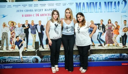 В CinemaPlus прошёл эксклюзивный показ Мамма Миа! 2 в формате Dolby Atmos - ВИДЕО