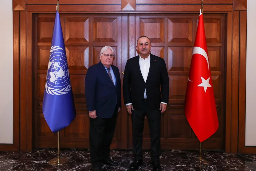 Cavusoglu discusses situation in earthquake zone with UN representative