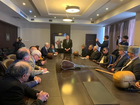 Gürcüstanda azərbaycanlı ustad aşığın 60 illik yubileyi qeyd olunub - FOTO