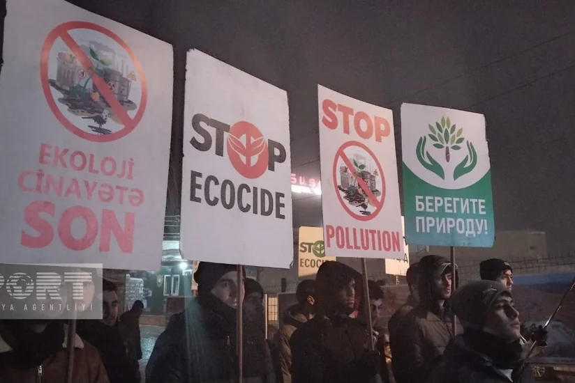 Акция на дороге Ханкенди-Лачын продолжается, демонстранты в прекрасном расположении духа