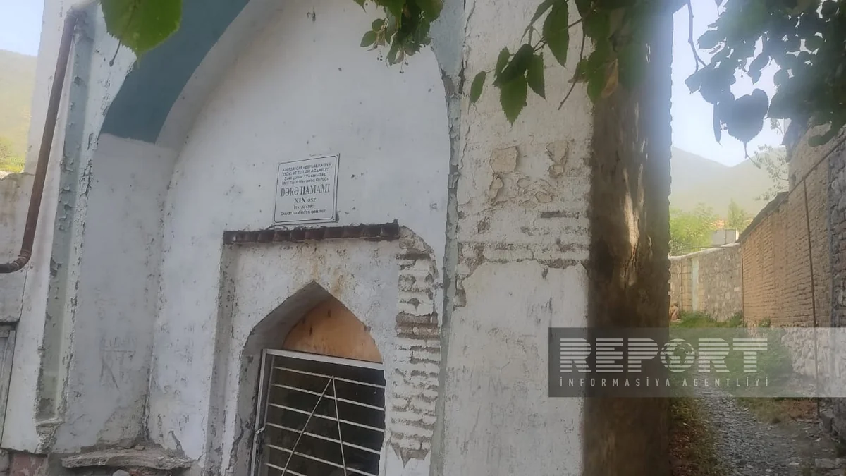 Şəkidə iki yüz illik tarixi hamam baxımsız qalaraq xarabalığa çevrilib
