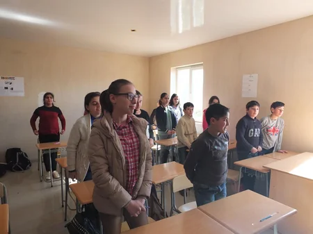 Xocalı faciəsi ilə əlaqədar gürcü məktəblilər arasında olimpiada keçirilib - FOTO