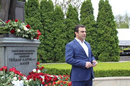 Kiyevdə ümummilli lider Heydər Əliyevin xatirəsi yad edilib