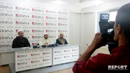 Gürcüstan müsəlmanları Myanmada baş verənlərə qəti etiraz edirlər
